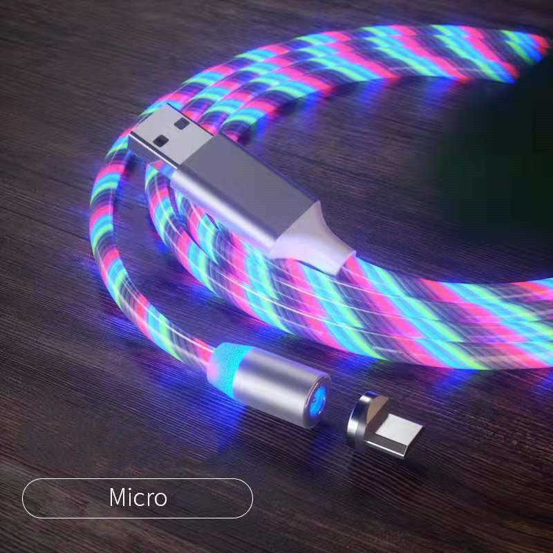 LED Magnet Charger Type - C Cable - AmiraMart