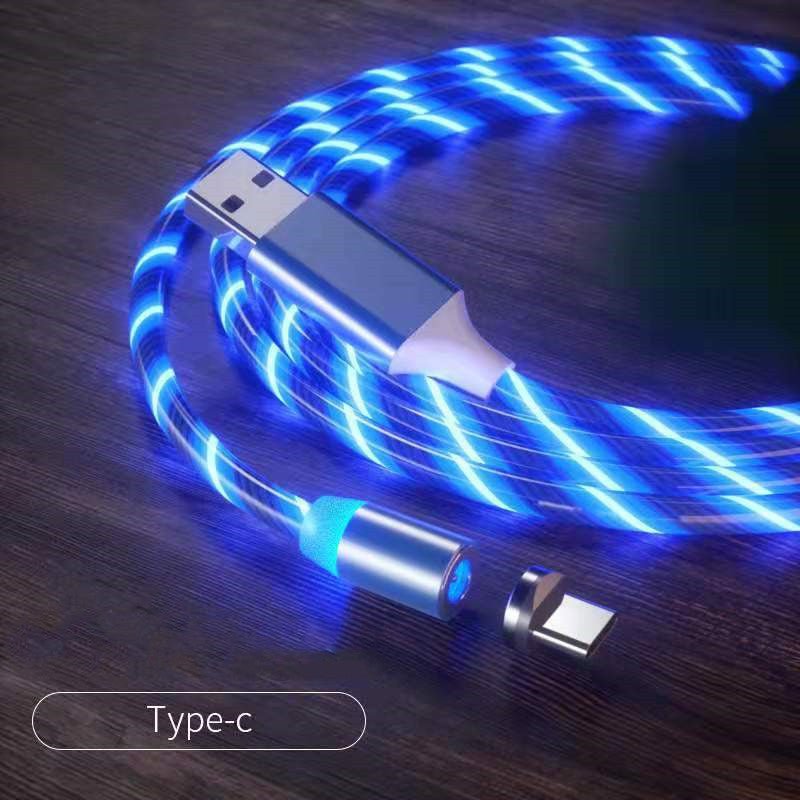 LED Magnet Charger Type - C Cable - AmiraMart