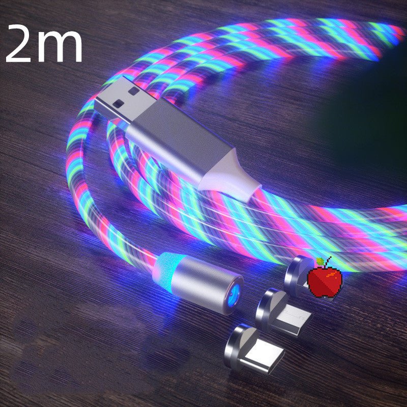 LED Magnet Charger Type - C Cable - AmiraMart