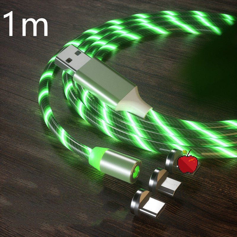 LED Magnet Charger Type - C Cable - AmiraMart