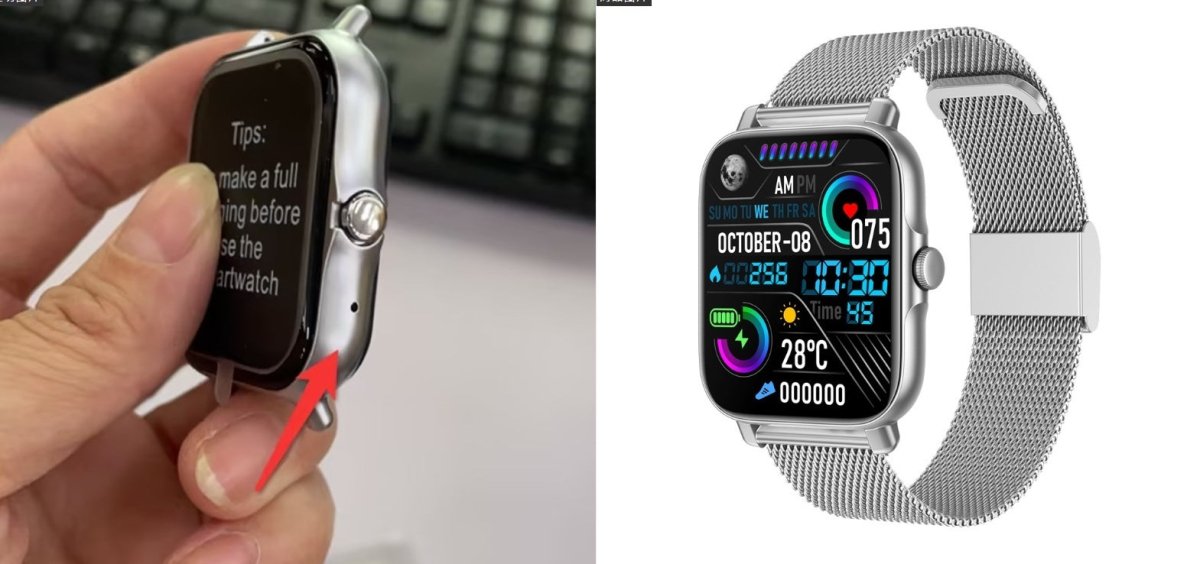 Magnetic Charging Smartwatch Sports Model - AmiraMart