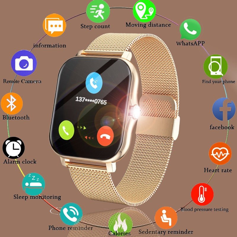Magnetic Charging Smartwatch Sports Model - AmiraMart