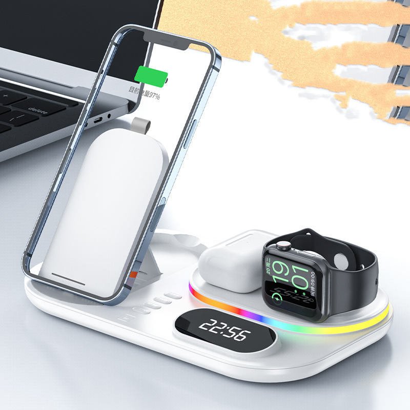 Wireless Four - in - one Watch Charging Power Bank - AmiraMart