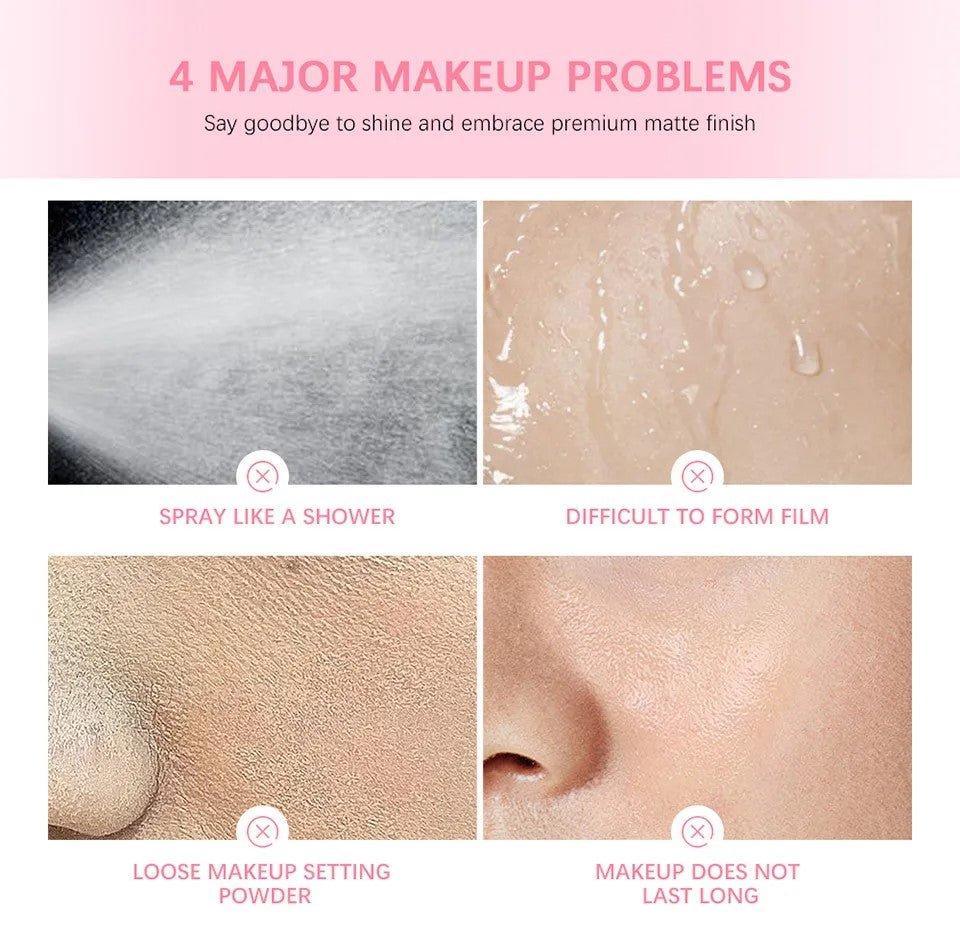 Makeup Mist Spray Long - lasting Matte Makeup Effect Waterproof - AmiraMart