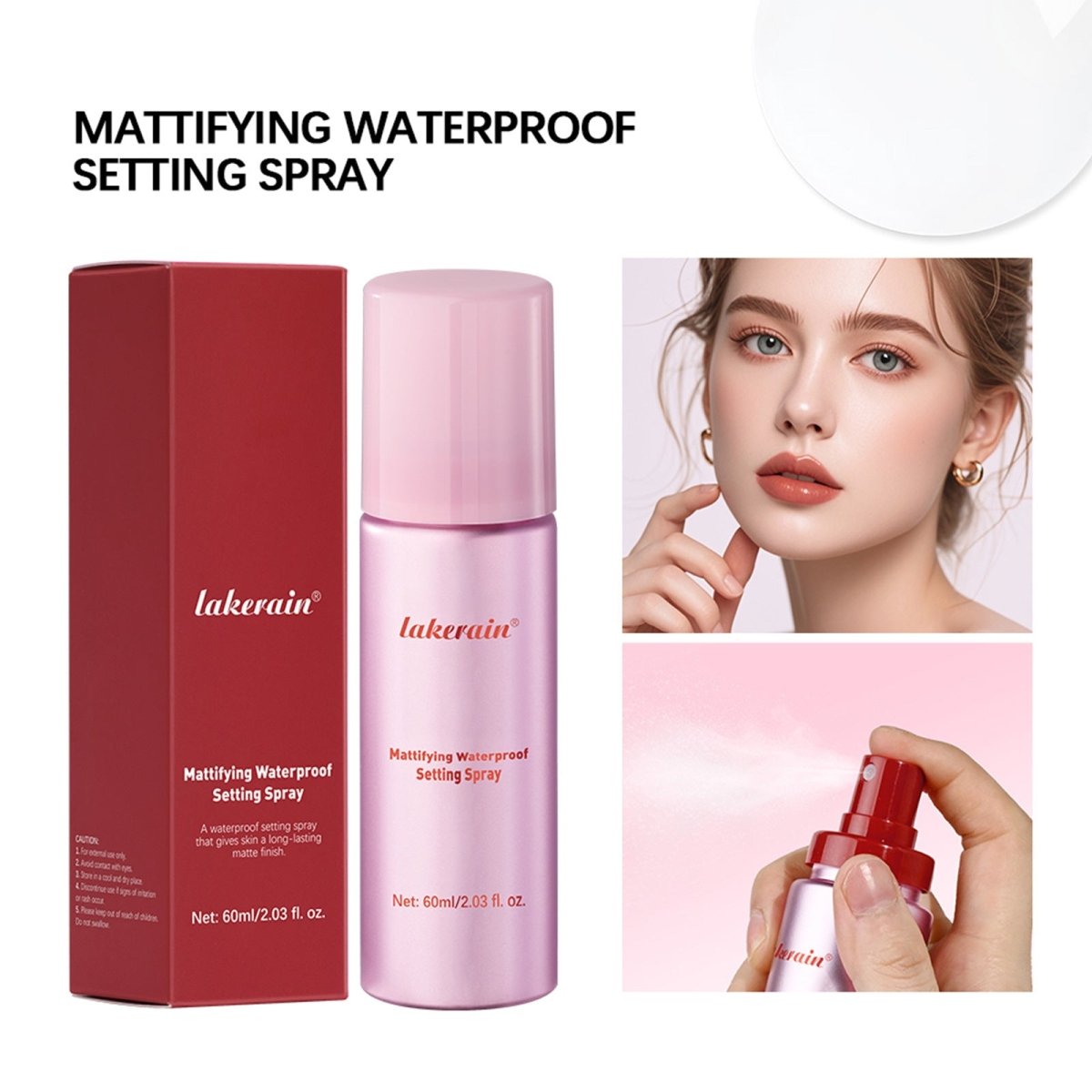 Makeup Mist Spray Long - lasting Matte Makeup Effect Waterproof - AmiraMart