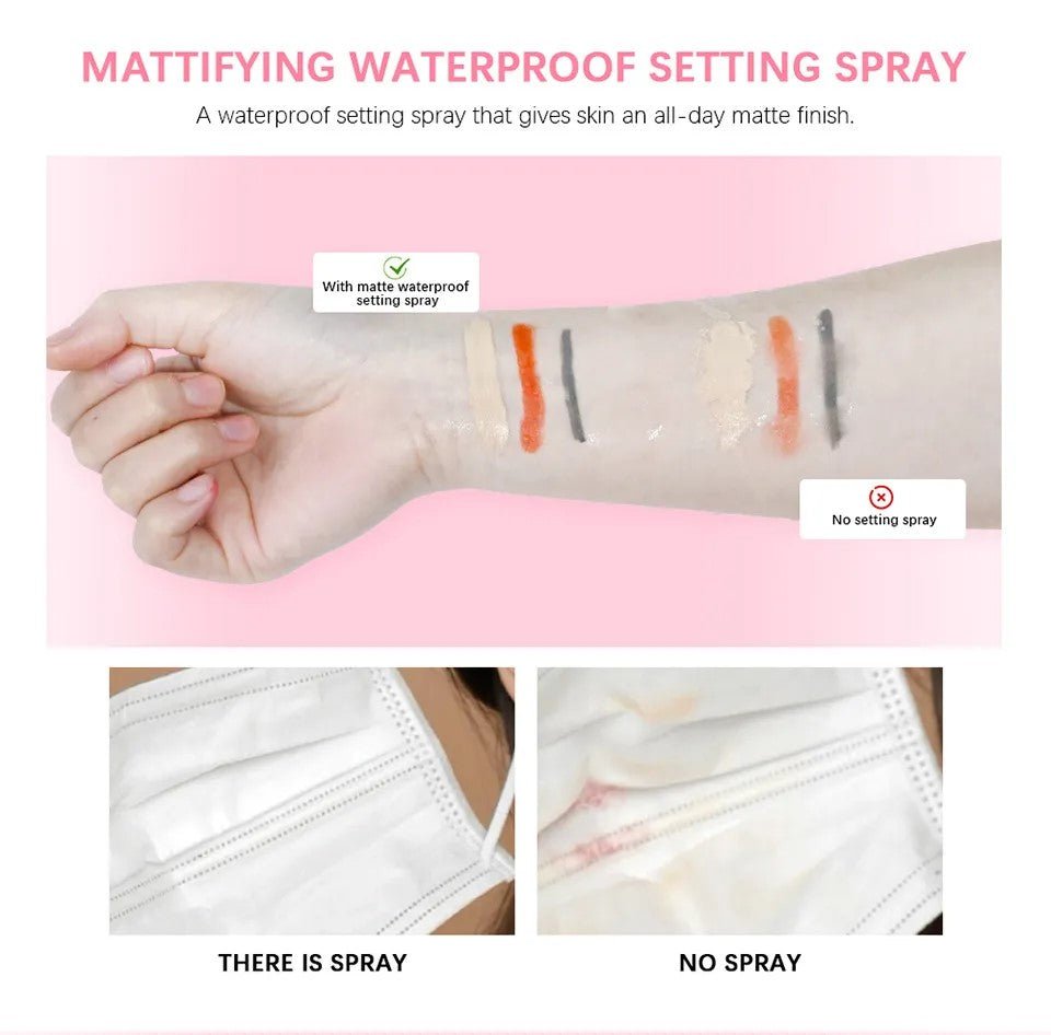 Makeup Mist Spray Long - lasting Matte Makeup Effect Waterproof - AmiraMart