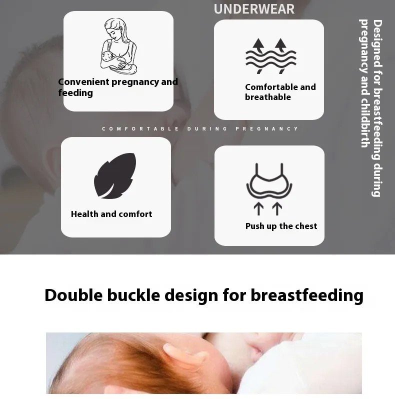 Maternity Underwear Nursing Push Up Bras - AmiraMart
