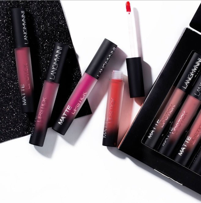 Waterproof Long - lasting Velvet Lipstick Set - AmiraMart