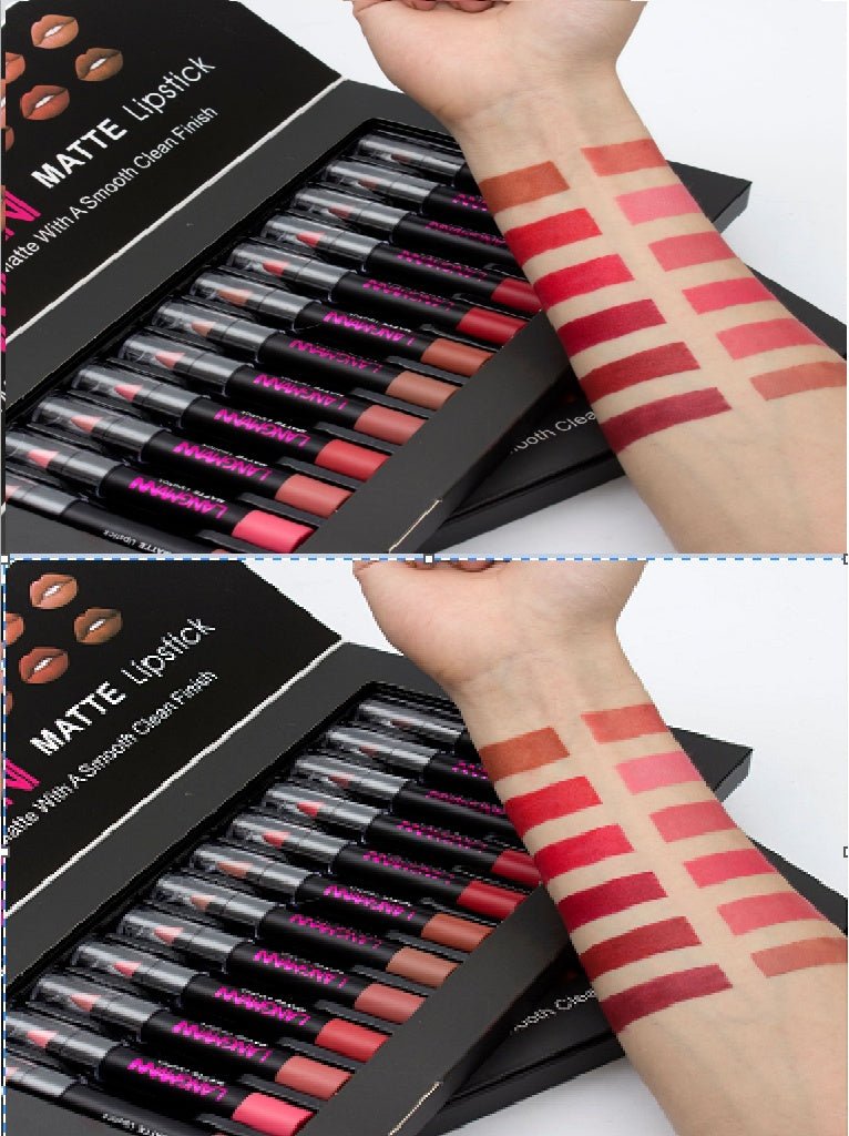Waterproof Long - lasting Velvet Lipstick Set - AmiraMart