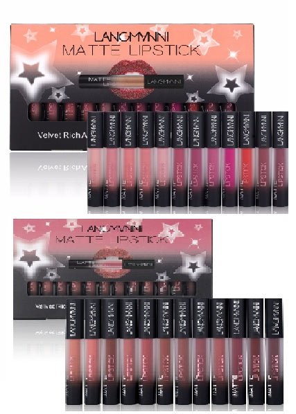 Waterproof Long - lasting Velvet Lipstick Set - AmiraMart