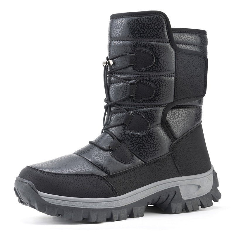 Men And Women Fleece - lined Warm Snow Boots - AmiraMart
