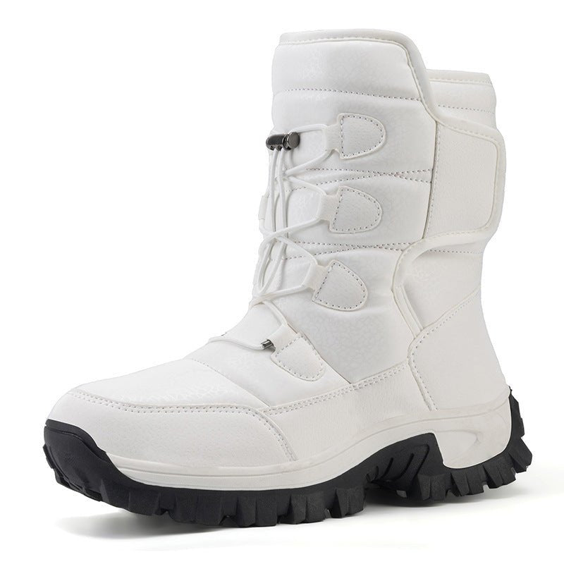 Men And Women Fleece - lined Warm Snow Boots - AmiraMart
