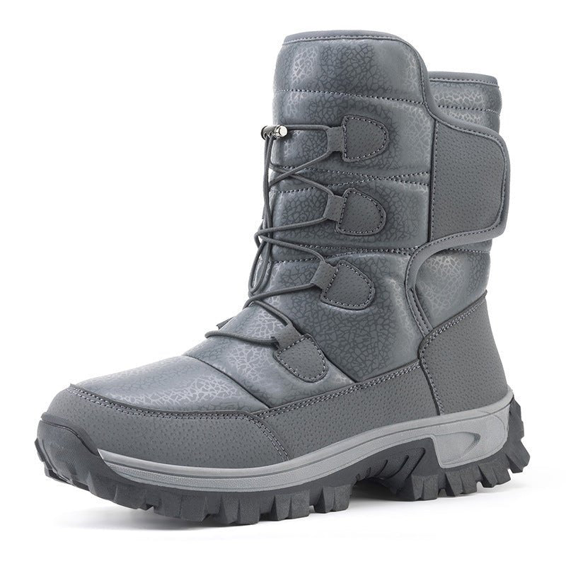 Men And Women Fleece - lined Warm Snow Boots - AmiraMart