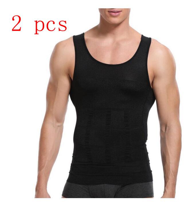 Men Body Tummy Shaper Vest - AmiraMart