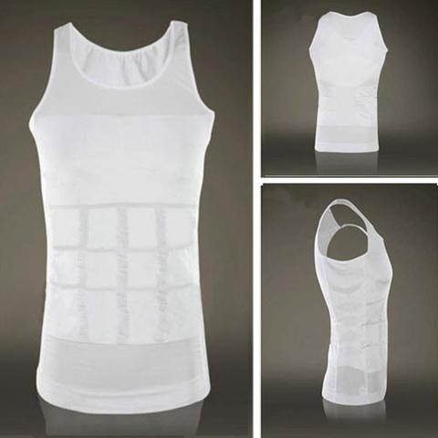 Men Body Tummy Shaper Vest - AmiraMart