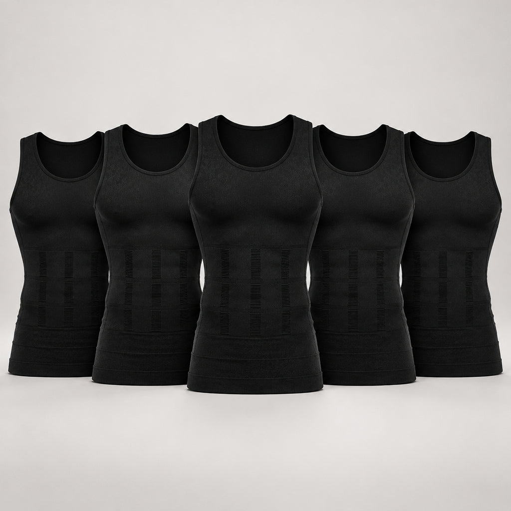 Men Body Tummy Shaper Vest - AmiraMart