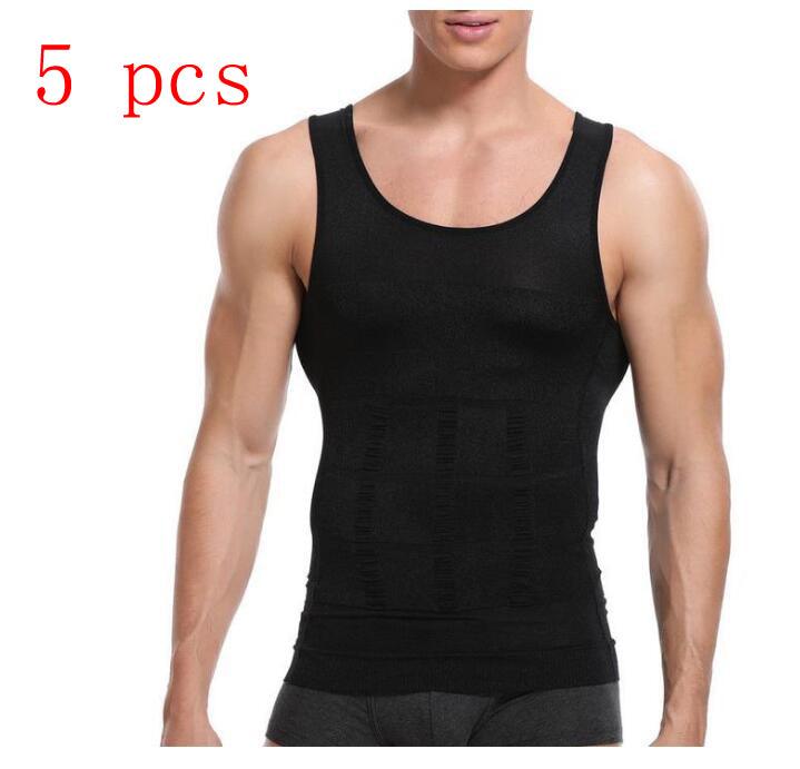 Men Body Tummy Shaper Vest - AmiraMart
