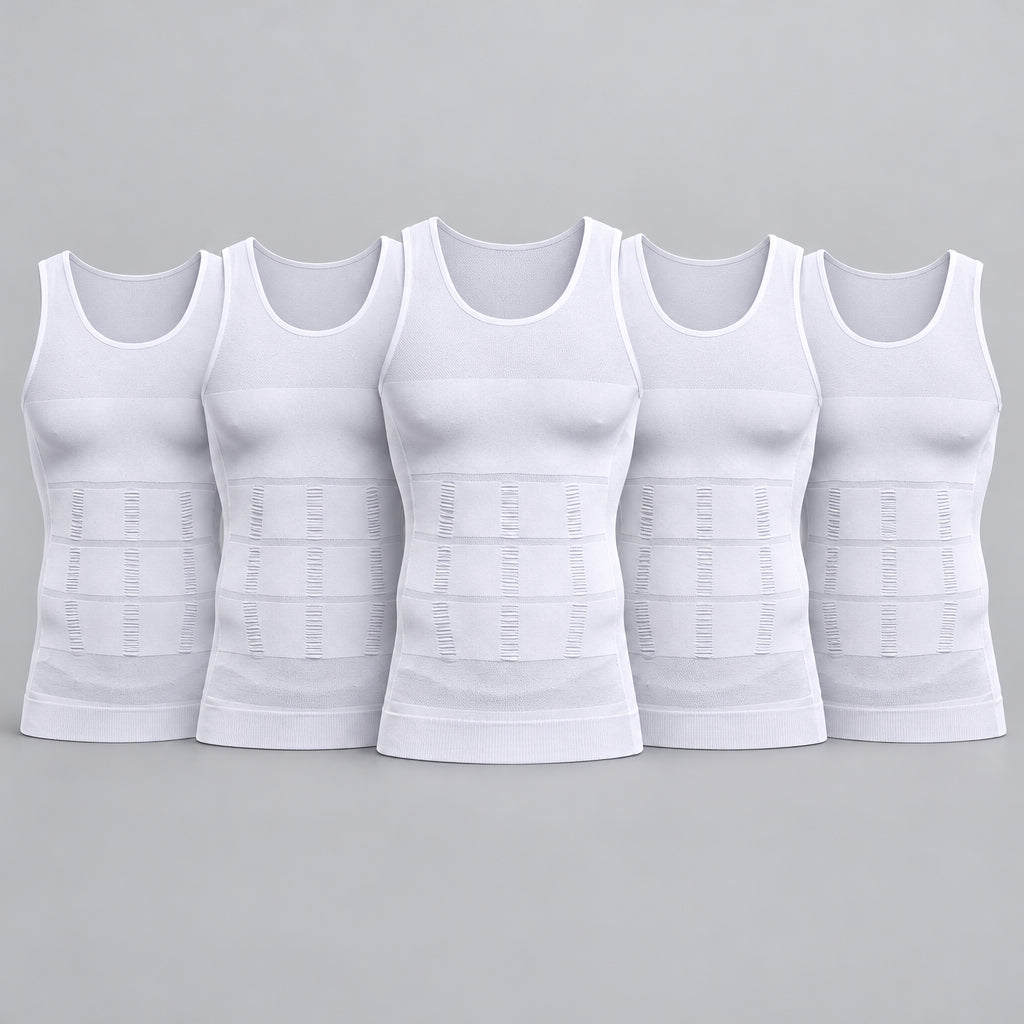 Men Body Tummy Shaper Vest - AmiraMart