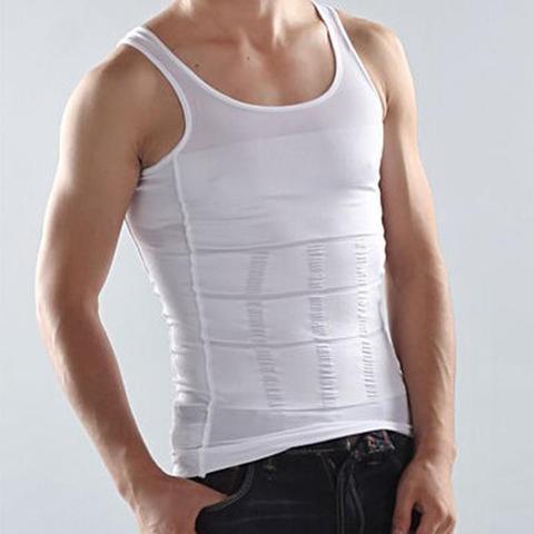 Men Body Tummy Shaper Vest - AmiraMart