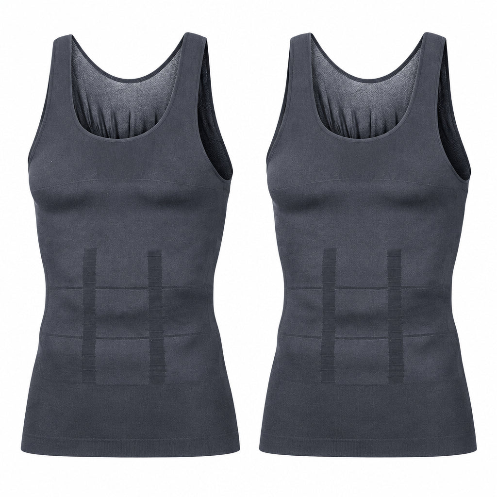 Men Body Tummy Shaper Vest - AmiraMart