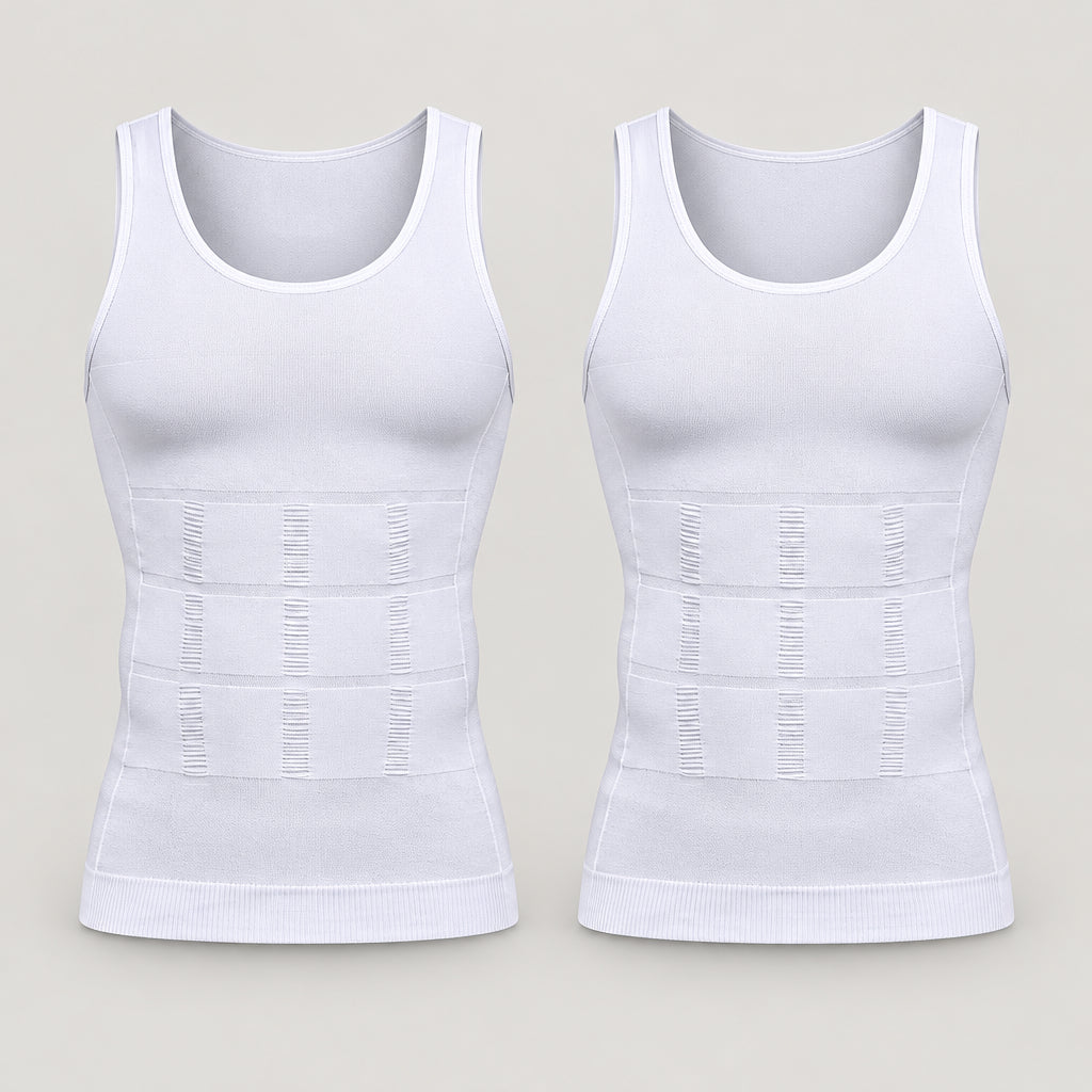 Men Body Tummy Shaper Vest - AmiraMart
