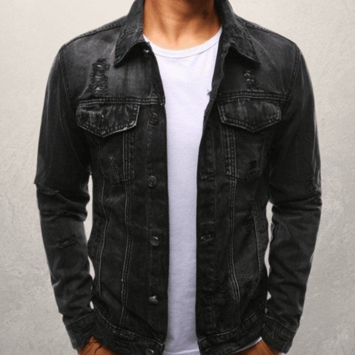 Men Jeans Jacket - AmiraMart