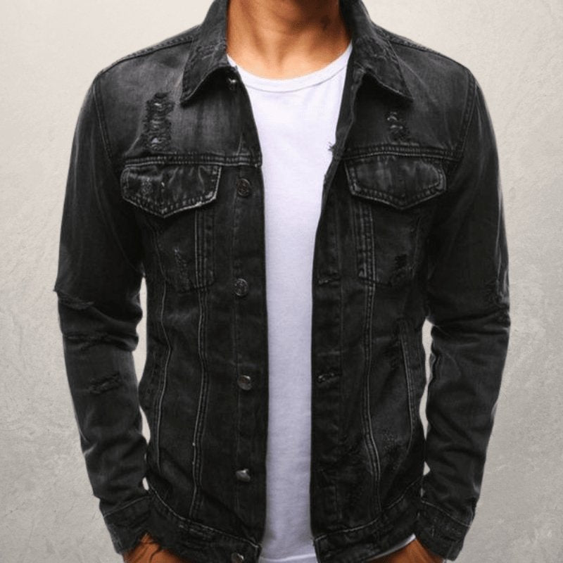 Men Jeans Jacket - AmiraMart