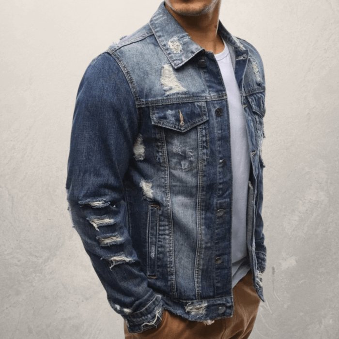 Men Jeans Jacket - AmiraMart