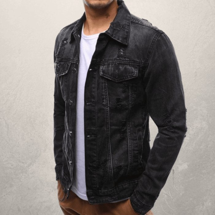Men Jeans Jacket - AmiraMart