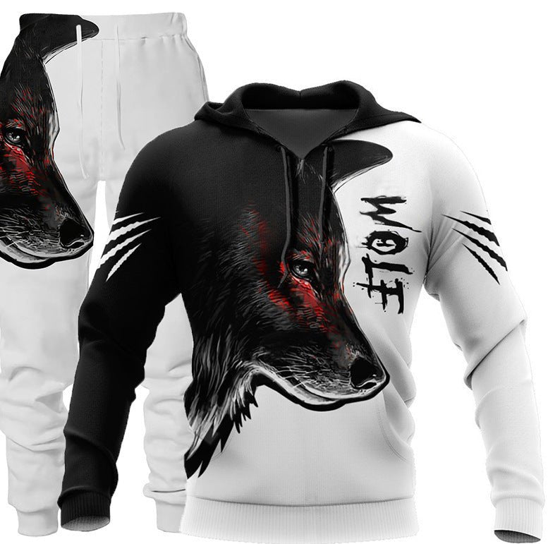 Men Sportswear Hooded Sweatsuit Set - AmiraMart