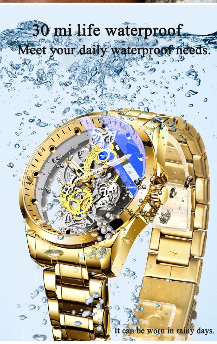 Men Watch Skeleton - AmiraMart
