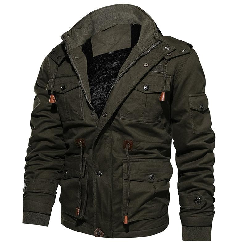Men Winter Fleece Jacket - AmiraMart