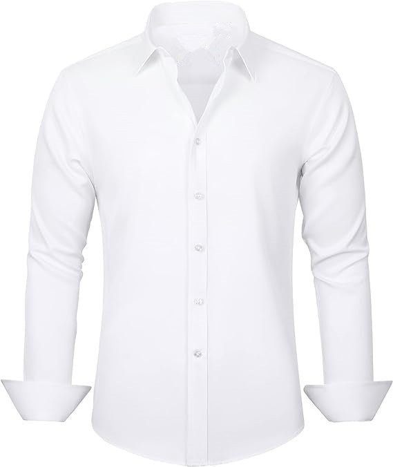 Men’s Anti - Wrinkle Business Shirt - AmiraMart