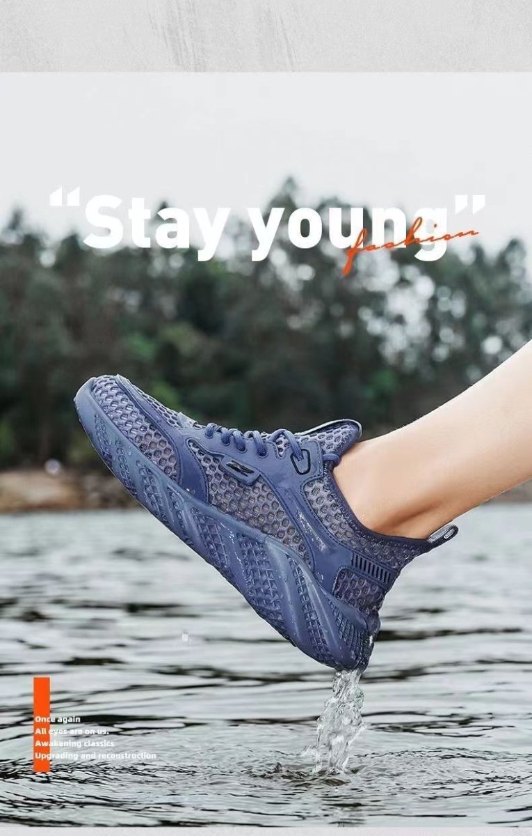 Men’s Breathable Hole Shoes - AmiraMart