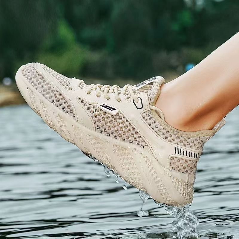 Men’s Breathable Hole Shoes - AmiraMart