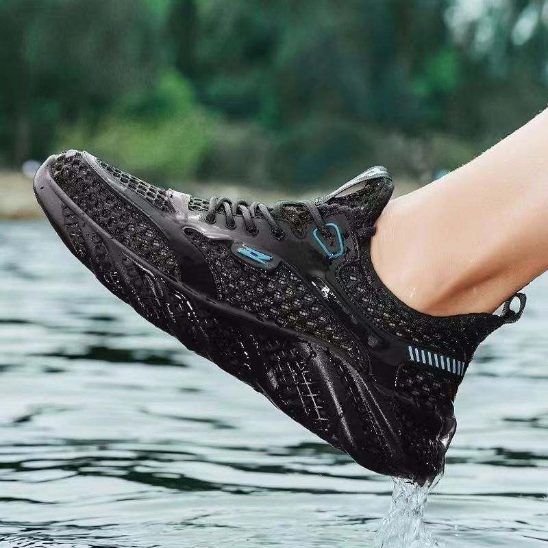 Men’s Breathable Hole Shoes - AmiraMart