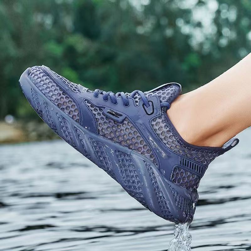 Men’s Breathable Hole Shoes - AmiraMart