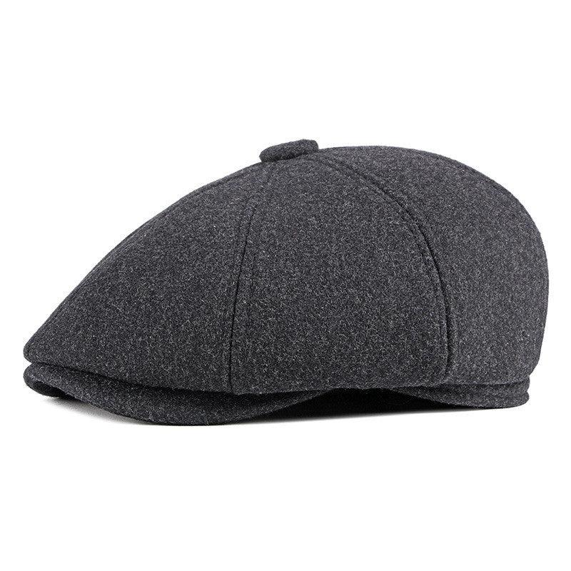 Men's Cap With Warm Ear Protection Beret - AmiraMart