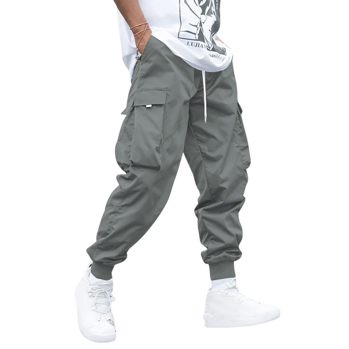 Men’s Cargo Pants – Hip - Hop Streetwear & Multi - Pocket - AmiraMart