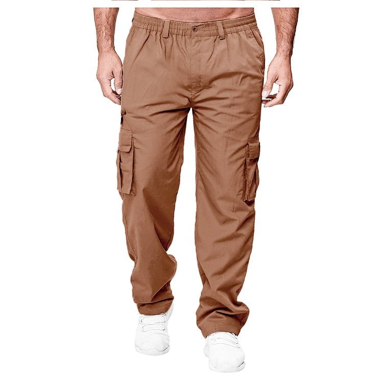 Men’s Cargo Pants – Multi - Pocket & Loose Fit - AmiraMart