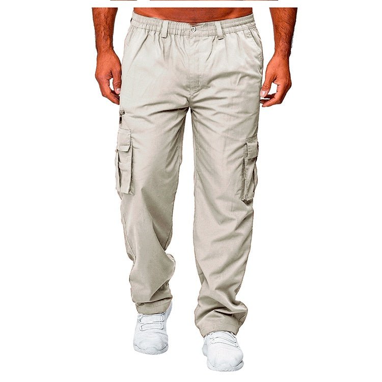 Men’s Cargo Pants – Multi - Pocket & Loose Fit - AmiraMart