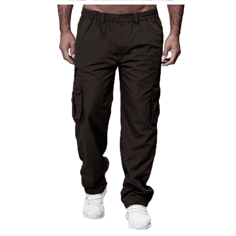 Men’s Cargo Pants – Multi - Pocket & Loose Fit - AmiraMart