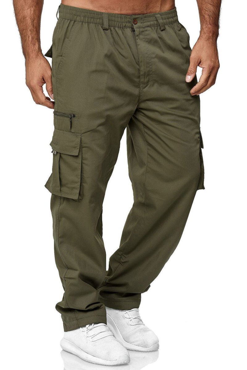 Men’s Cargo Pants – Multi - Pocket & Loose Fit - AmiraMart