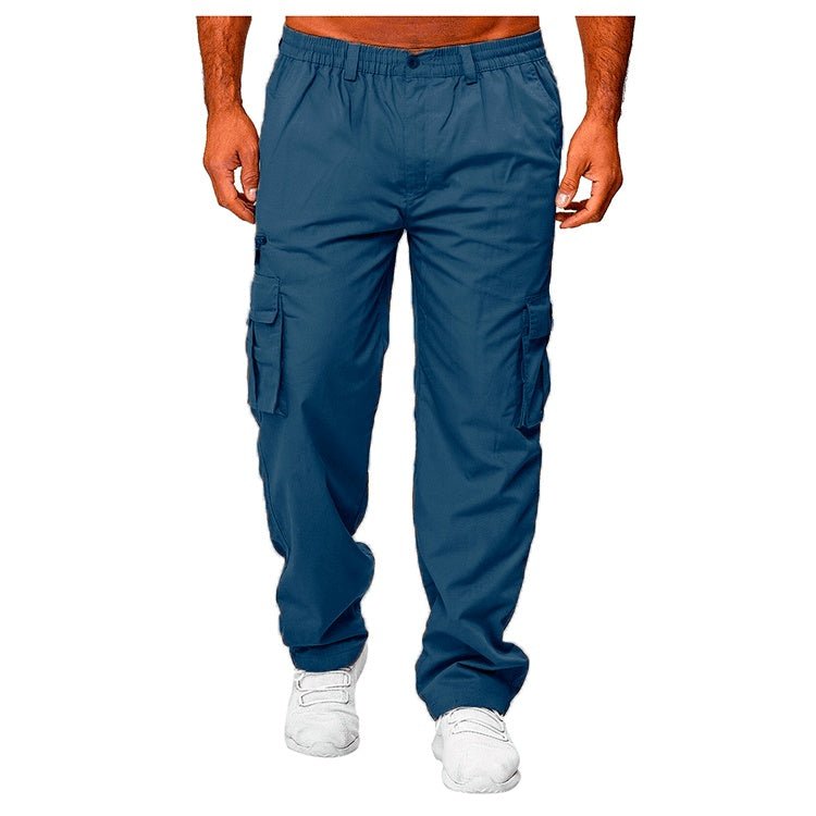 Men’s Cargo Pants – Multi - Pocket & Loose Fit - AmiraMart