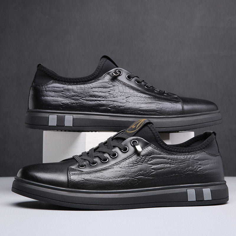 Men's Casual Leather Business Fashion Soft Surface - AmiraMart