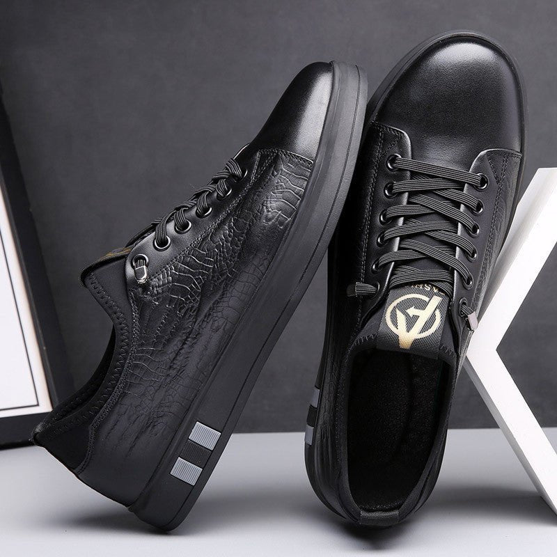 Men's Casual Leather Business Fashion Soft Surface - AmiraMart