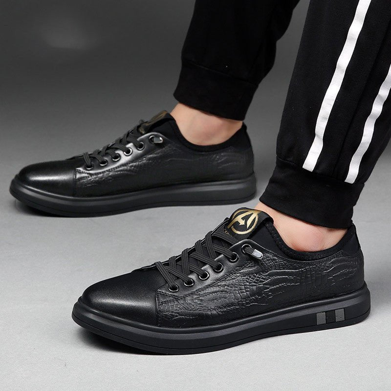 Men's Casual Leather Business Fashion Soft Surface - AmiraMart