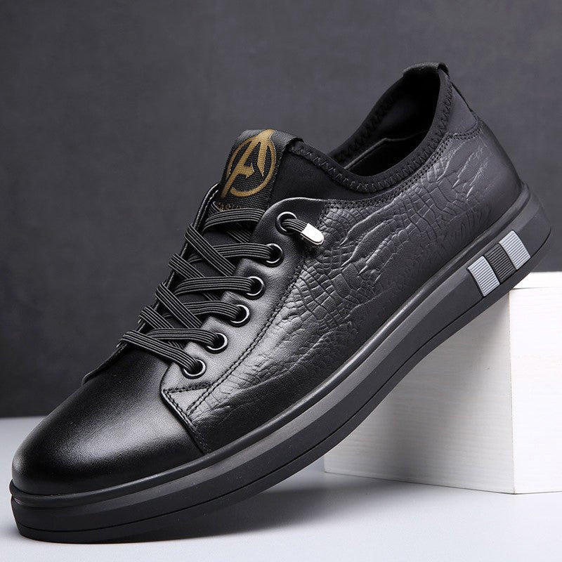 Men's Casual Leather Business Fashion Soft Surface - AmiraMart