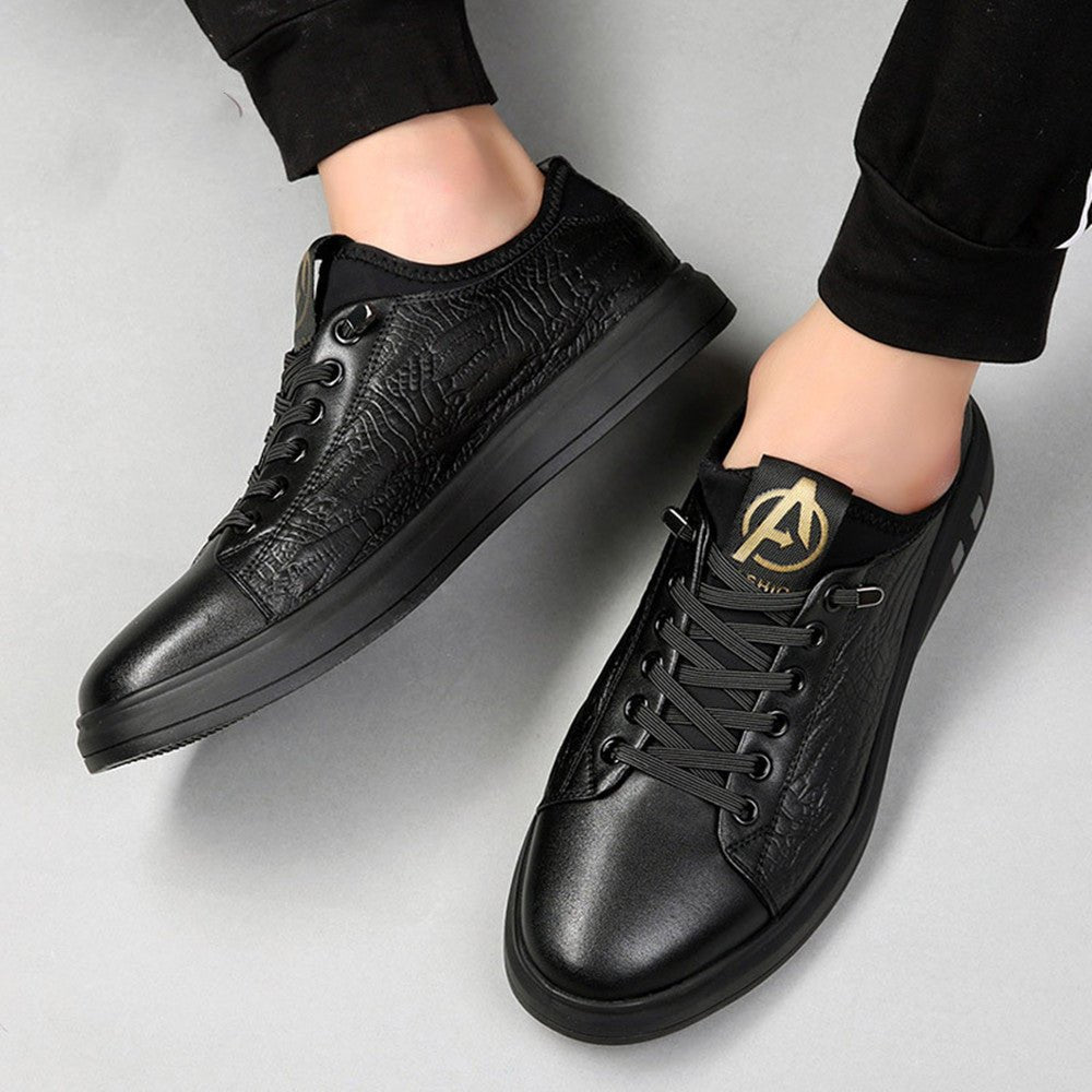 Men's Casual Leather Business Fashion Soft Surface - AmiraMart