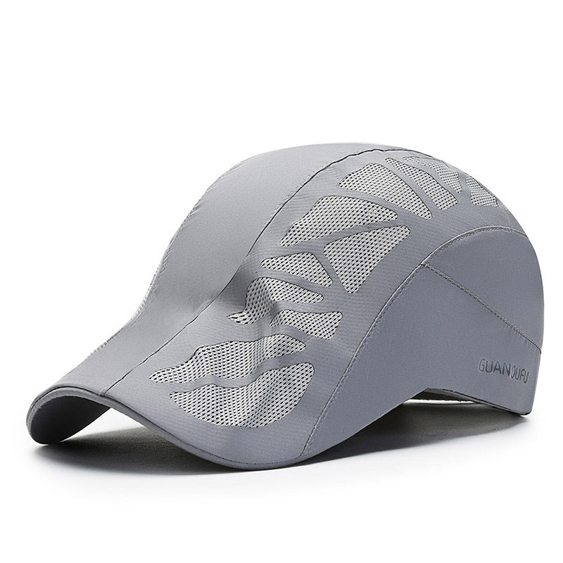 Men's Casual Quick - drying Breathable Beret Hat - AmiraMart